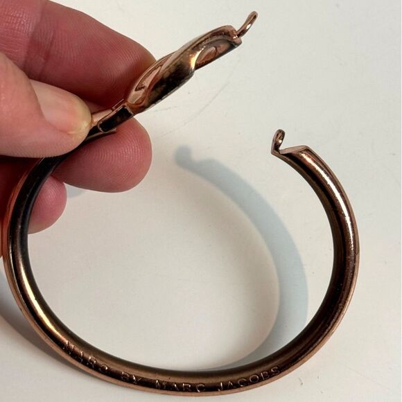Marc by Marc Jacobs Rose Gold Tone Bangle Bracelet - Picture 6 of 8